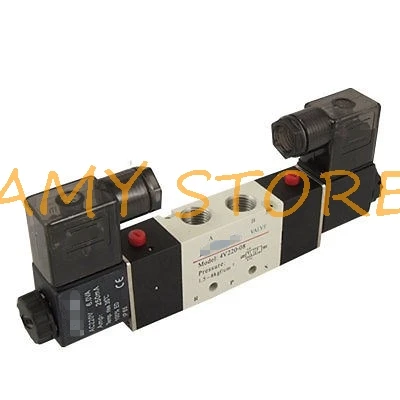 Соленоидный клапан 4V220 08 1/4 &quotBSP 5 режимов 2 положения контроль воздуха постоянный