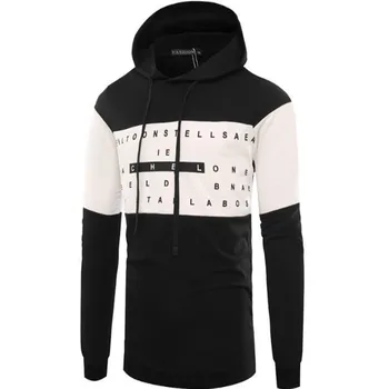 

2020 spring and autumn new fashion sports casual body shape matching color hoodie men long sleeve trend long sleeve hoodie