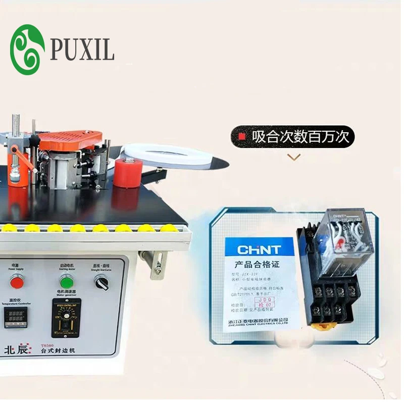 Automatic band breaking woodworking edge banding machine portable desktop tool Pvc Edge banding machine strapping machine