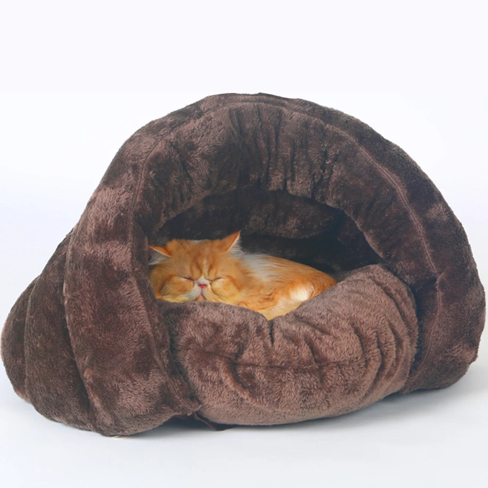 

Cat's House Pet Bed for Cats & Dogs Winter Warm pets Nest soft kennel Thickened sleeping bag 40x40cm for cats and small dogs