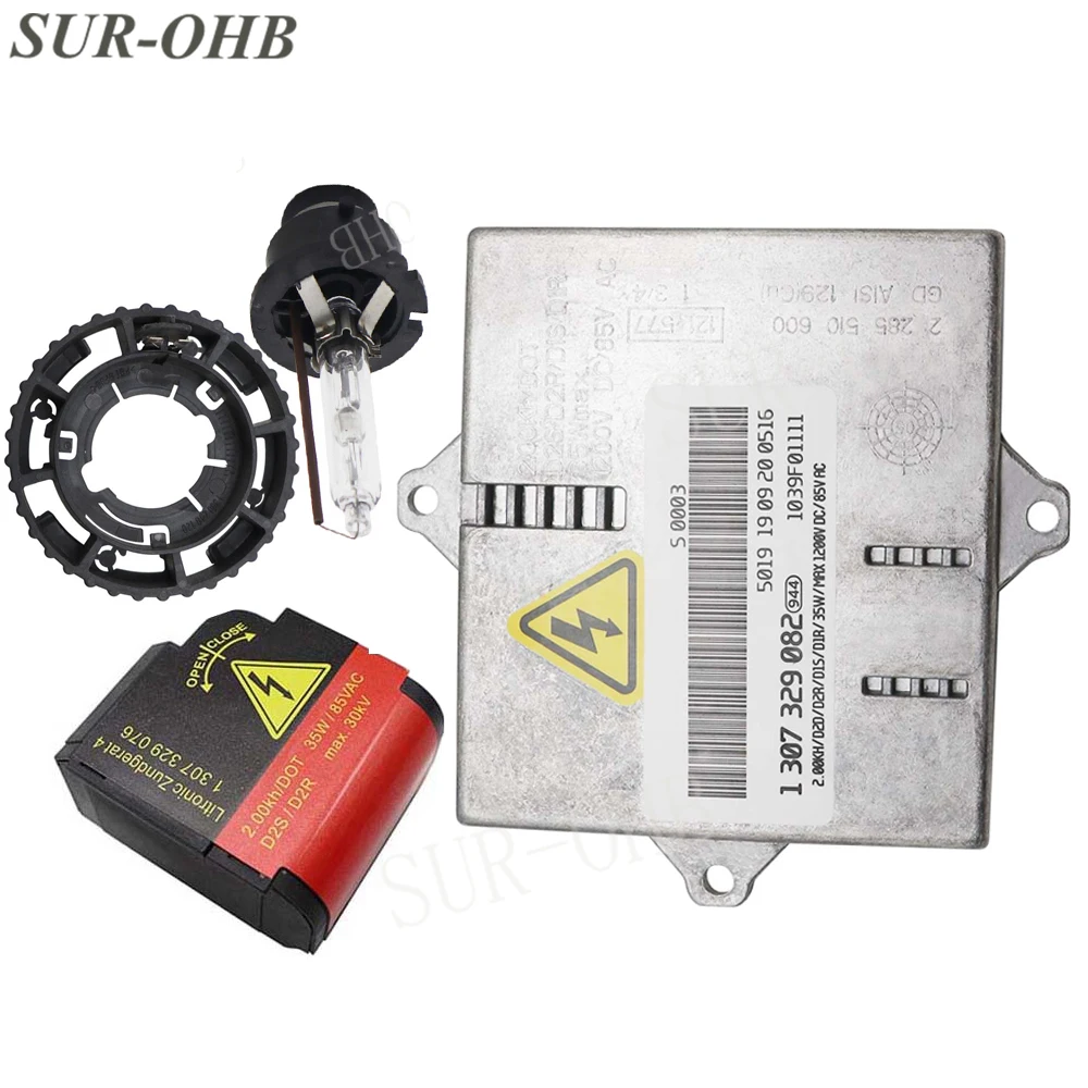 Xenon New 1307329076 HID D2S E46 E63 Headlight 1300290120 Supporting Ring Bulb W220 A3 C30 X3 Lamp Socket 1307329082 | Автомобили и