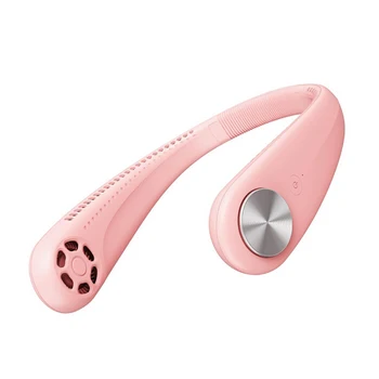 

Outdoor Portable Wearable Lazy Sports Halter Fan Mini Hanging Neck Fan USB Rechargeable Cover Halter Sports Fan Air Cooler Hot