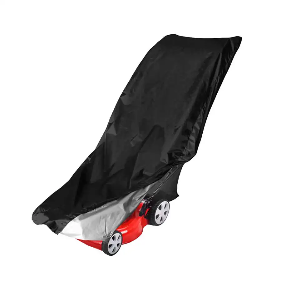 Foldable Waterproof Lawn Mower Cover Dustproof Weeding Machine Polyester Cover Polyester Dust Cover Protection