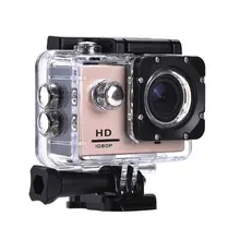 Original ao ar livre mini câmera de ação esporte ultra 30m 1080p subaquática à prova dunderwater água capacete câmeras gravação vídeo esporte cam