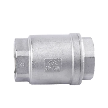 

304 Stainless Steel Vertical In-line Spring Check Valve BSP Female Threaded