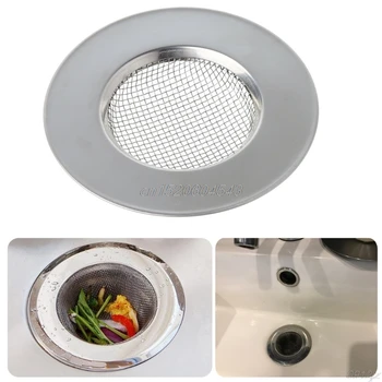 

Stainless Steel Bathtub Hair Catcher Stopper Shower Drain Hole Filter Trap Metal Sink Strainer