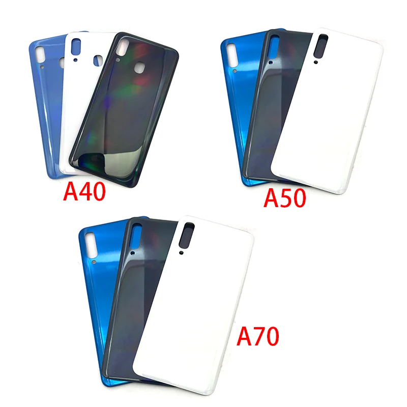 5 шт./лот для samsung Galaxy A40 A50 A70 A405F A505F a705fбатарея задняя крышка Стекло задняя дверь замена наклейка