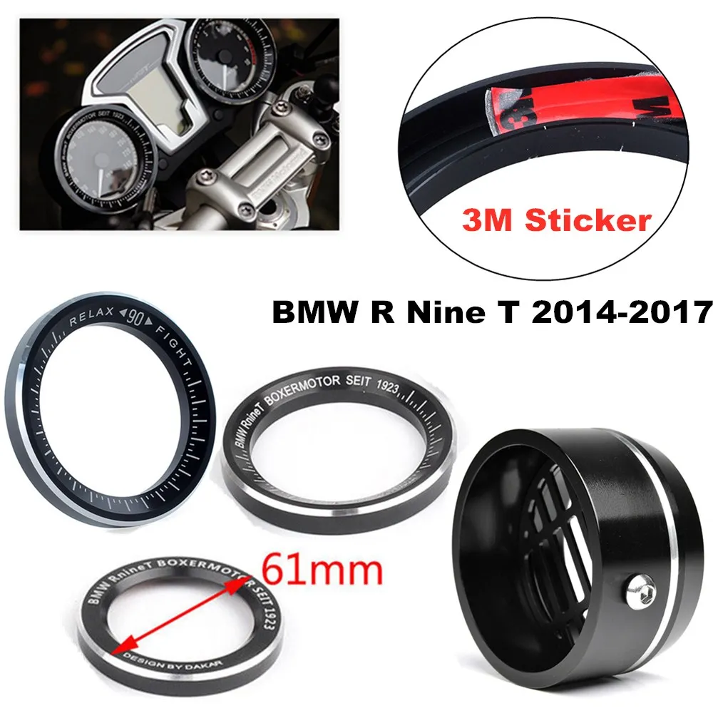 

R Nine T Motorcycle Aluminum Tachometer Speedometer Key Ring Cover Air Intake Trim For BMW R NINE T R1200R 2014 2015 2016 2017