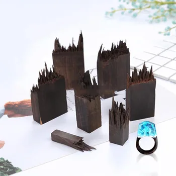 

1Pcs Different Sizes For Handmade Jewelry Ebony Material For Jewelry, Broken Stubble Shape Diy Craft Resin
