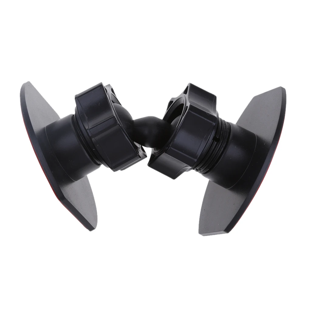 Pair Universal 360 Degree Rotating Bracket Car Phone Holder Adhesive Mount Stand Bracket