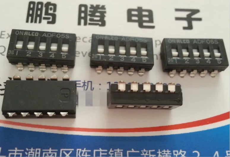 1 Pz Interruttore Di Codice Quadrante Alco Importato Interruttore A Chiave Patch A 5 Bit Interruttore Di Codifica 2.54 Passo Adf05S