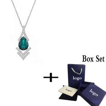 

2020 Fashion SWA New Empasionate Crystal Pendant Necklace Exquisite Lines Water Drop Pendant Decorate Women Elegant Gifts
