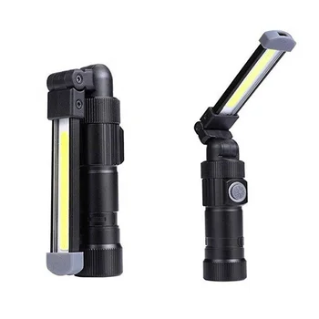 

Aluminum Alloy Magnetic Work Light Portable Rechargeable Cob Led Flashlight