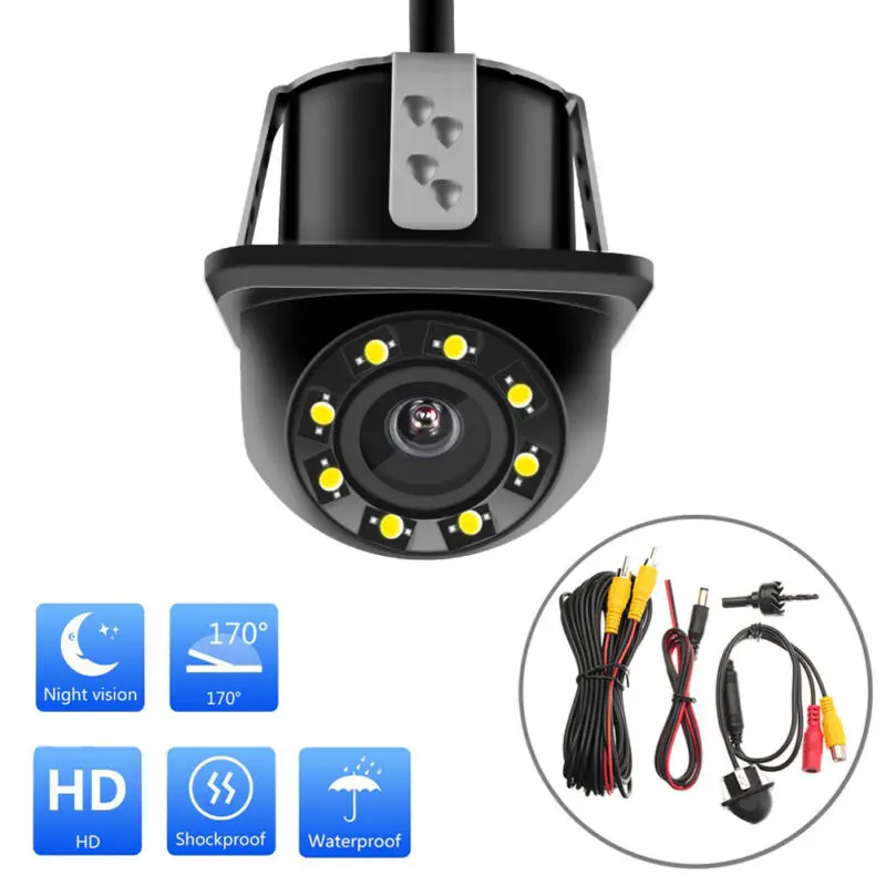 

Car Rear View Backup Camera With IR Night Vision Full HD 170° security Reverse