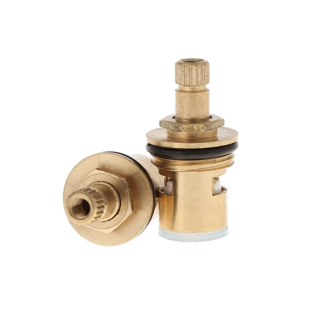 Cartuccia Rubinetto In Ottone | Disco Ceramica 1/4 Giro | 20 Denti | G 1/2 | Per Acqua Fredda E Calda - Foto 7