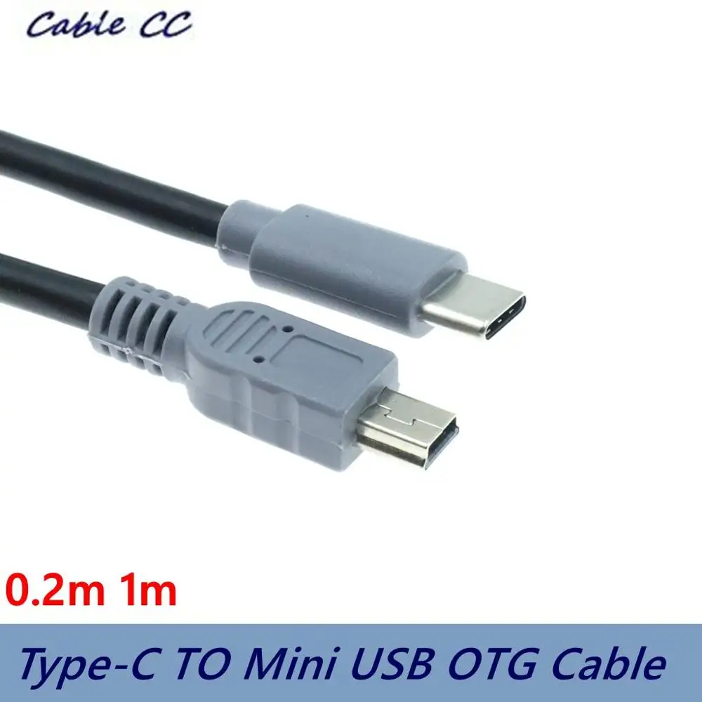 USB 3 1 хоста OTG Type C мужчина к mini Тип B Мужской Кабель адаптер для мобильного жесткого