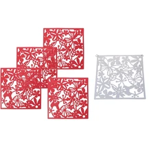 8 шт Мода бабочка птица цветок висячие экран перегородка разделительная панель украшение для дома, для занавесок, 4 шт красный и 4 шт белый