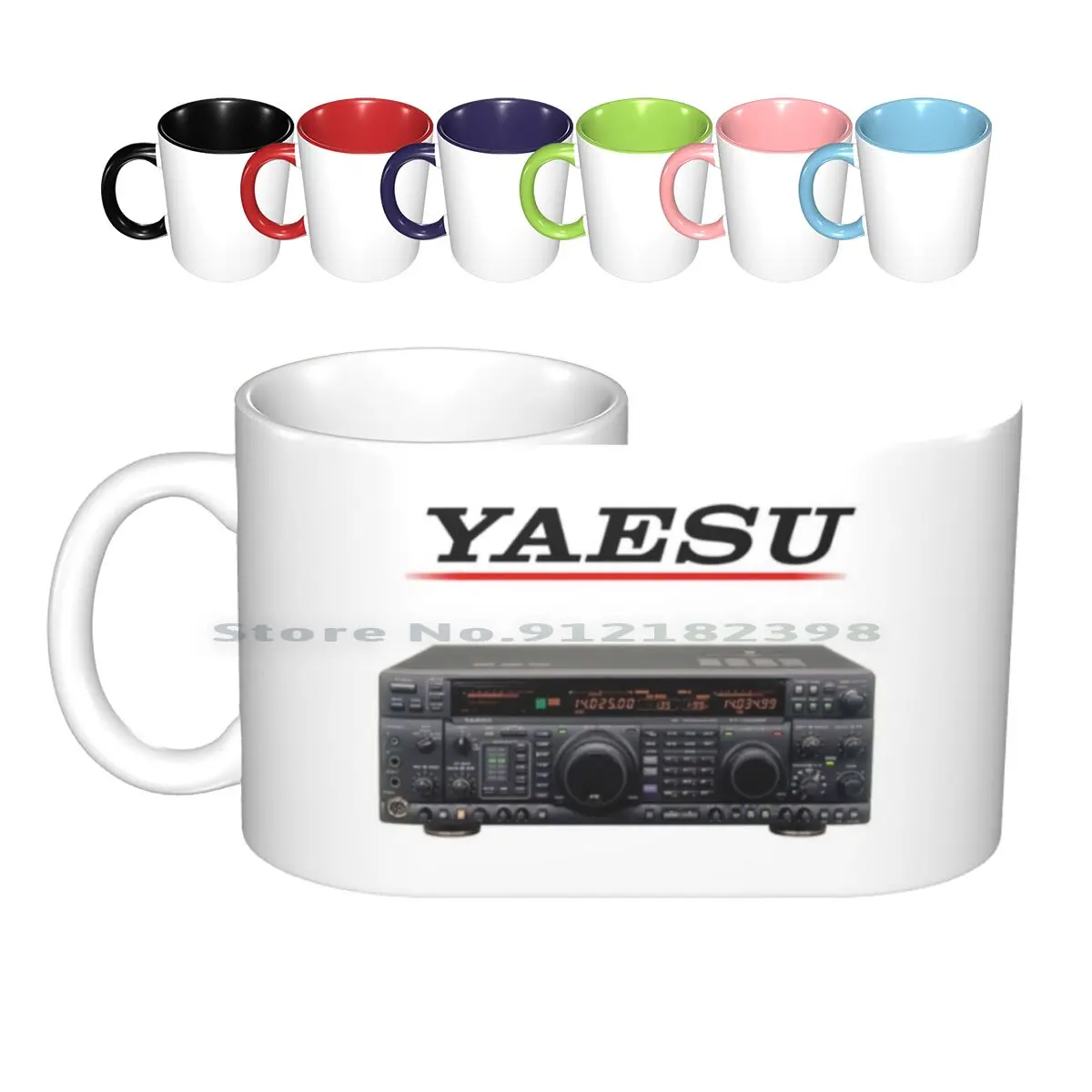 Yaesu Ft-1000 Tazze In Ceramica Tazze Da Caffè Tazza Da Tè Al Latte Radio Amatoriale Radioamatoriale Yaesu Ft1000 Yaesu Ft 1000 Tendenza Creativa