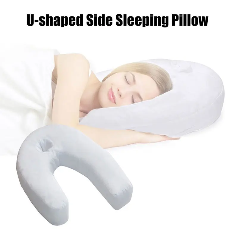Новейшая u-образная подушка плюс боковая подушка для сна u-образная Подушка поддержка талии подушки удерживающие шею Защита позвоночника сон Бадди