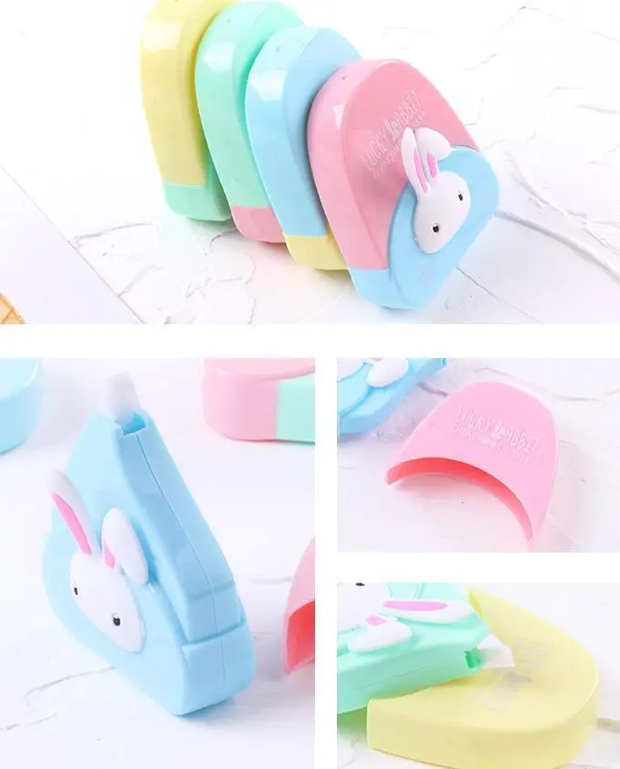 1 шт. Lytwtw милые Kawaii Cartoom животные кролик Корректирующая лента канцелярские товары офисные школьные принадлежности