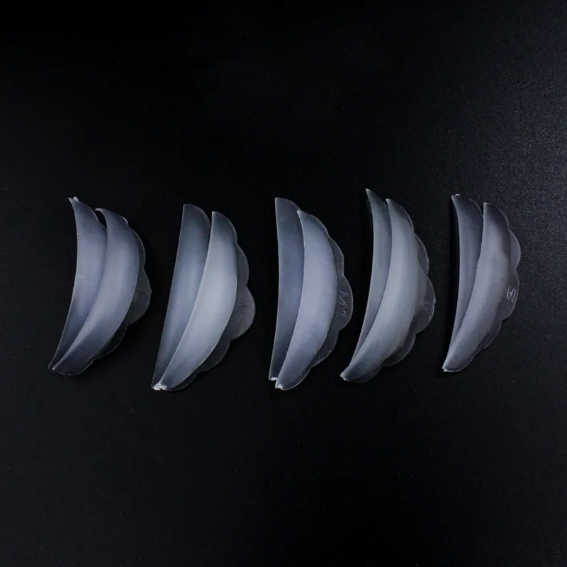 

5 Pairs Silicone Eyelash Perming Curlers Curl Lash Lift Rods Durable Curl Silicone Shields Lash Lifting Shield Pads Supplies