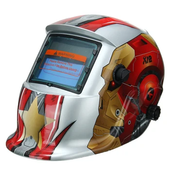 

Solar Auto Darkening Welding Helmet Mask Cap Adjustable Shade DIN 9-13/Rest DIN 4 Welding Protective Gear MIG