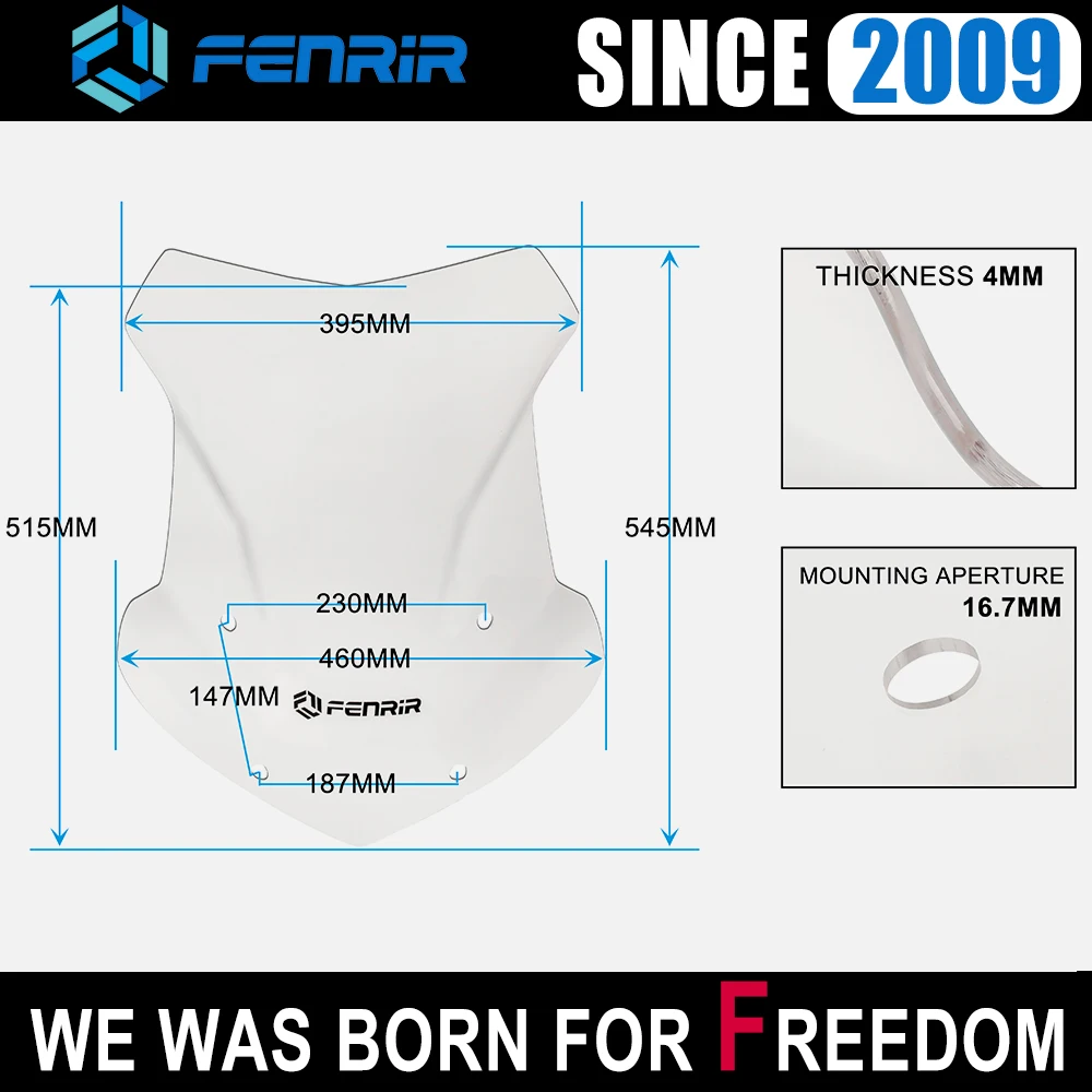 Дефлектор ветрового стекла мотоцикла Экран Ветра для BMW R1200GS LC Adventure 2013 2014 2015 2016 2017