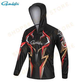 

Gamakatsu 2020 Men Hoodies Fishing Clothing Long Sleeve Outdoor Breathable Fishing Shirts Anti UV Quick Drying Clothes Camisas