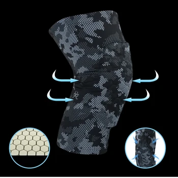

Honeycomb Anti-collision Sports Knee Brace Protective Sleeve Guard Gear Support Knee Protector for Outdoor Basketball Climbing
