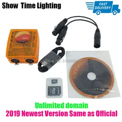 Быстрая доставка мини dmx консоль Sunlite Suite2 FC DMX-USD управление ler pro для DJ для вечеринки светодиодные фонари сценическое освещение Управление