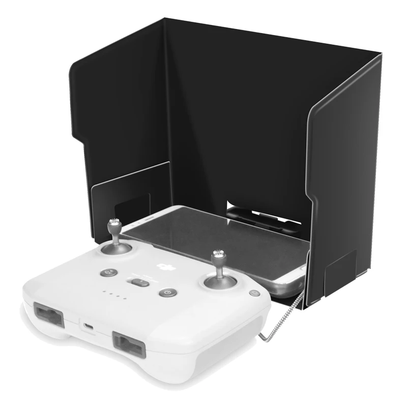 Remote Control Smart Phone Sun Shade Monitor Hood Transmitter Anti-glare Cover for DJI Mavic Air 2 Mini Drone Accessories | Электроника