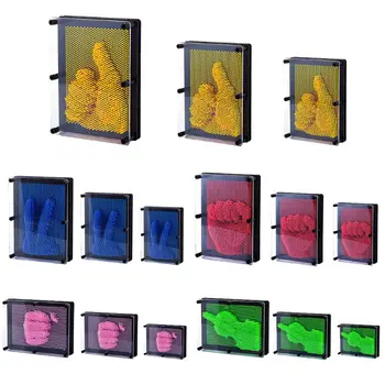 

Creative 3D Clone Hand Model Toy DIY Crafts Three-dimensional Needle Carving Painting Children Boys Girls Birthday Gifts N1HB