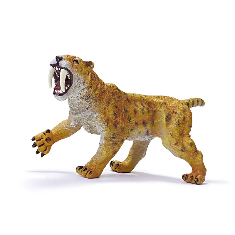 

Recur Soft Silcone Animal Model Grassland Wild Animal Model 16019 Saber-Toothed Tiger