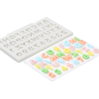 

Cake Tools Small Alphabet Letter Cute Baby Silicone Mold Decorating Cupcake Topper Chocolate Gumpaste Fondant Cake Tool Mould