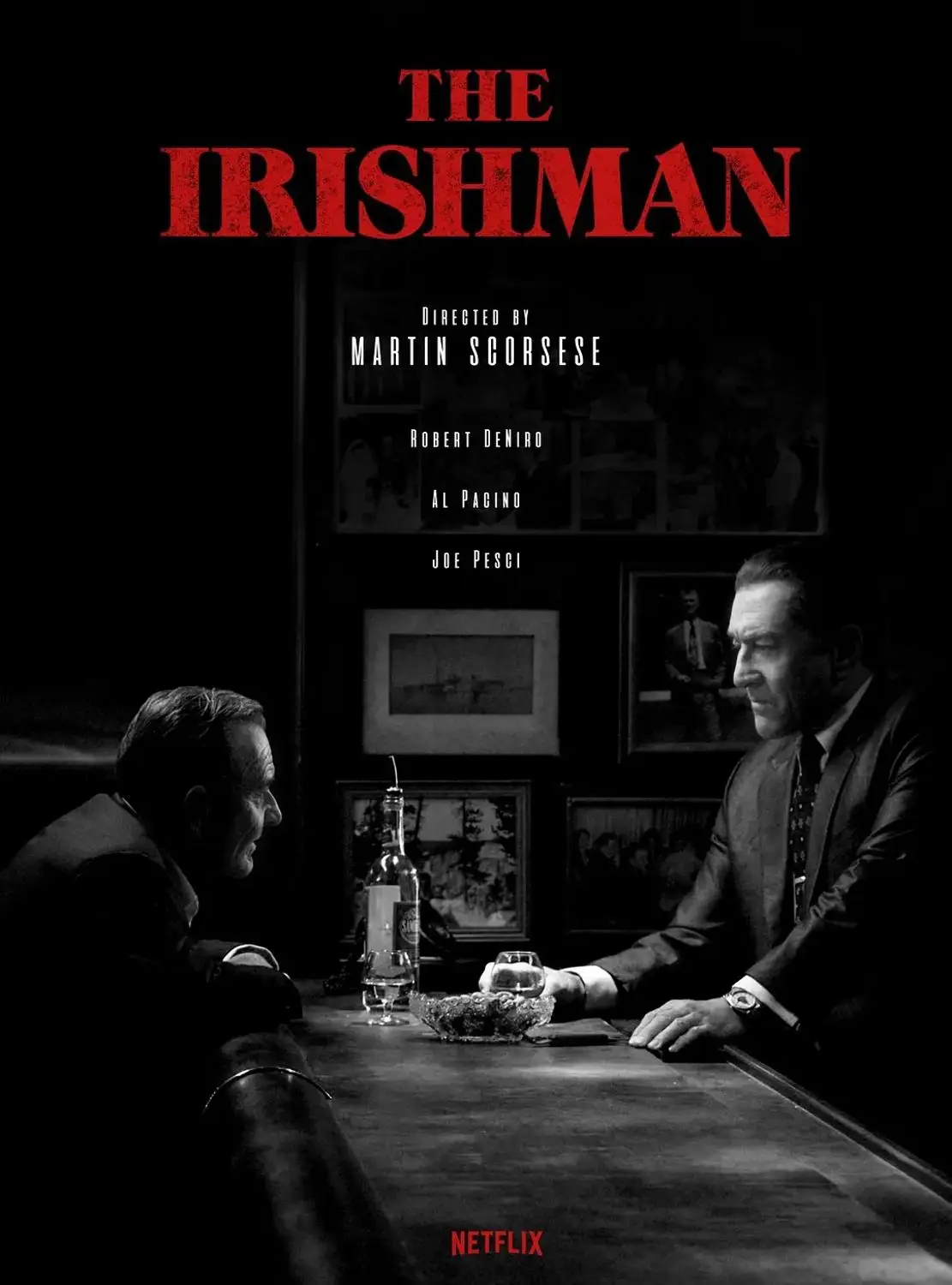 Американская серия фильмов о пиратстве(The Irishman) высокое качество холст картина высокое качество домашний декор горячий фильм без рамки o632 - Цвет: 2