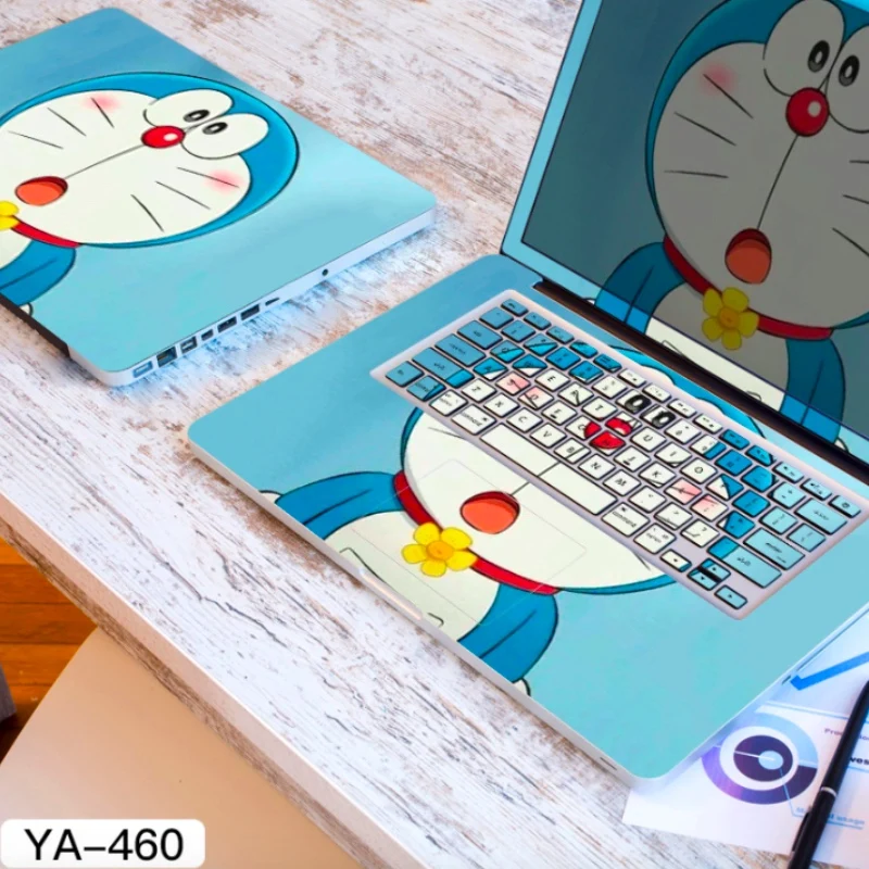 Милая трехсторонняя наклейка для ноутбука Dell / Lenovo MacBook