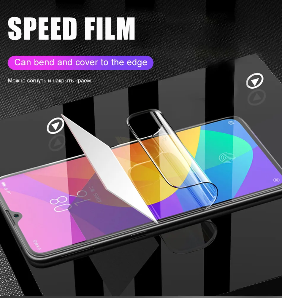 3 шт. 100D Защитная Гидрогелевая пленка для Xiaomi mi 9T Pro 8 9 SE mi 8 Lite A1 A2 A3 Pocophone F1 защитная пленка на весь экран