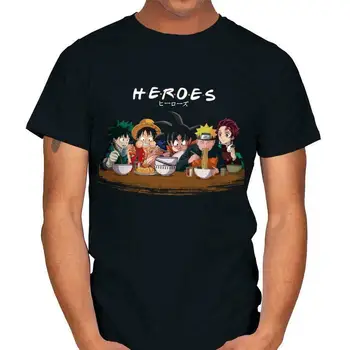 

Naruto Demon Slayer My Hero Academia Friends T-Shirt Harajuku Women Men Funny Cartoon Grunge T-shirt Fashion Short Sleeve Tops