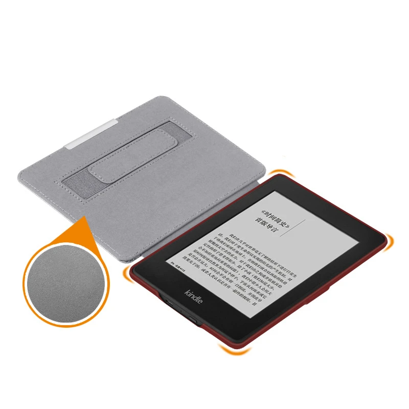 Для Amazon Kindle Paperwhite чехол из искусственной кожи смарт-чехол с ремешком и креплением на руку для Kindle Paperwhite 1/2/3 " планшетный ПК чехол