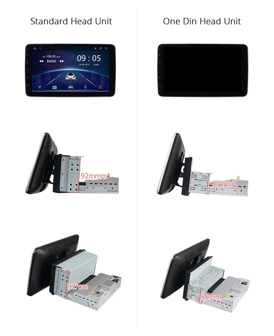 Ownice k5 10," Вращающийся 1Din 2Din авто радио 360 панорама DSP SPDIF Универсальный Автомобильный без dvd-плеера gps стерео аудио головное устройство