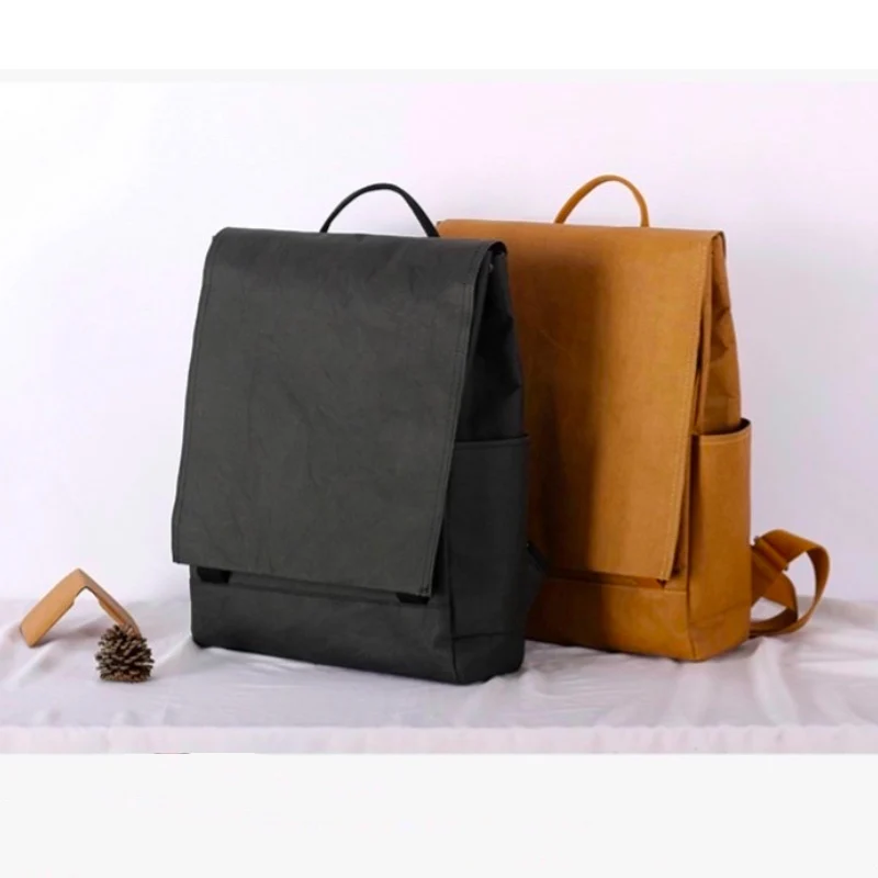 Ретро Мужская и женская сумка для ноутбука, бумажный рюкзак, студенческий школьный рюкзак, сумки, Повседневная дорожная сумка, Офисная деловая сумка