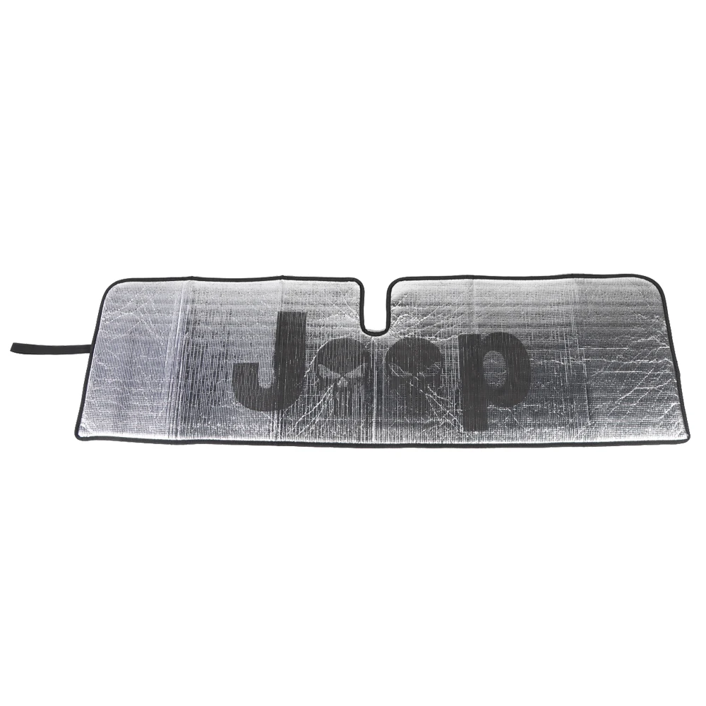 Обновленная Защита от солнца на лобовое стекло Солнцезащитный козырек на зеркало коврик для 2007-2017 Jeep Wrangler TJ JK JKU
