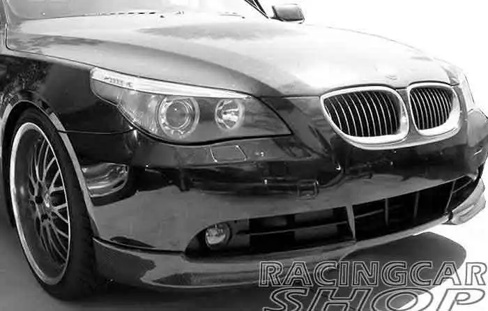 REAL Carbon Fiber Front Bumper Splitters Lip SPOILER for BMW E60 E61 5-SERIES 2003-2007 1PAIR