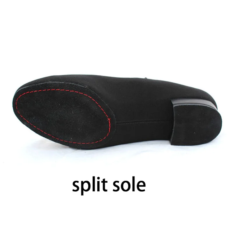 BD Classic Men Standard Dance Shoes 309 Ballroom Canvas Napped Split Outsole Practice Competition Modern Dancing Shoe Dancesport