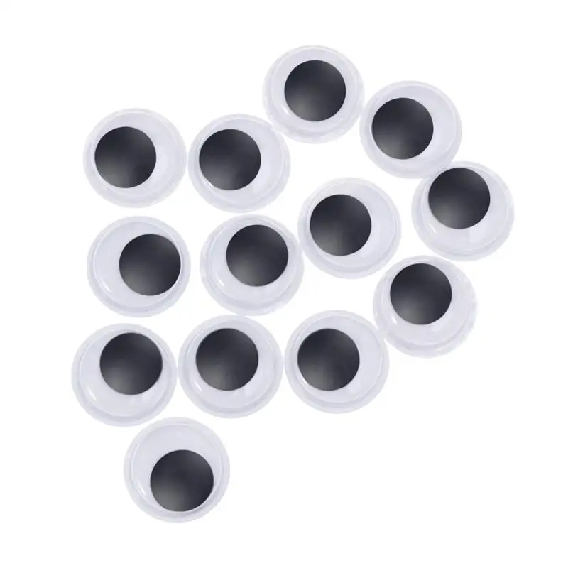 250 шт. Googly Eyes Пластиковые DIY аксессуары сборочные части для тканевых декоров куклы плюшевые шарики DIY самоклеящиеся глаза