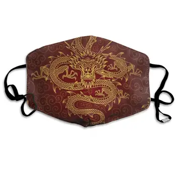 

ZHOUSUN Dustproof Vintage Tribal Owl Mouth Cover Mask Protective Warm Windproof Mask