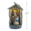 Zayton Cold cast resin figurines Holy Family Statue Xmas Ornament Jesus Mary Joseph Catholic Figurine Home Decor Nativity Scene ► Photo 3/4