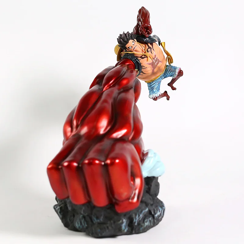Один кусок Обезьяна D Luffy gear четвёртый Gigant пистолет Ver. Статуя пвх фигурка коллекционная модель игрушки