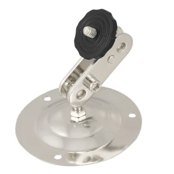 

Silver Tone Wall Mount Metal CCTV Camera Camcorder Bracket Stand 4 "