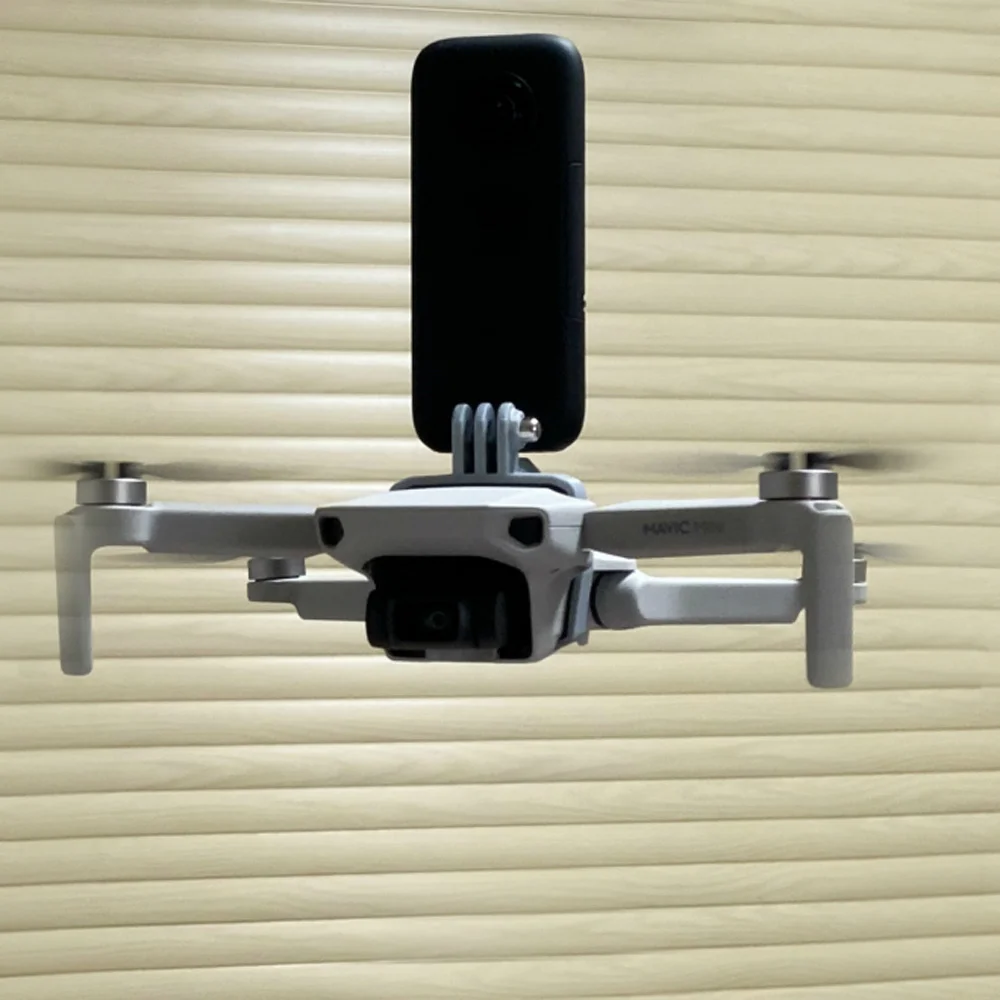 Extended Adapter Bracket Holder With 1/4 Threaded Screw for DJI Mavic Mini Drone 360 Panorama Camera For GoPro 8 Accessories